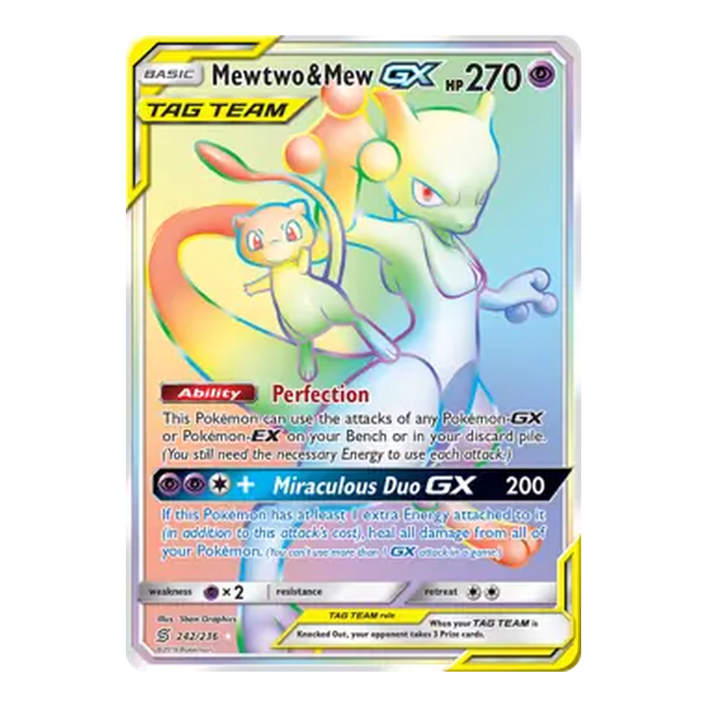 1 Mewtwo & Mew GX Secret