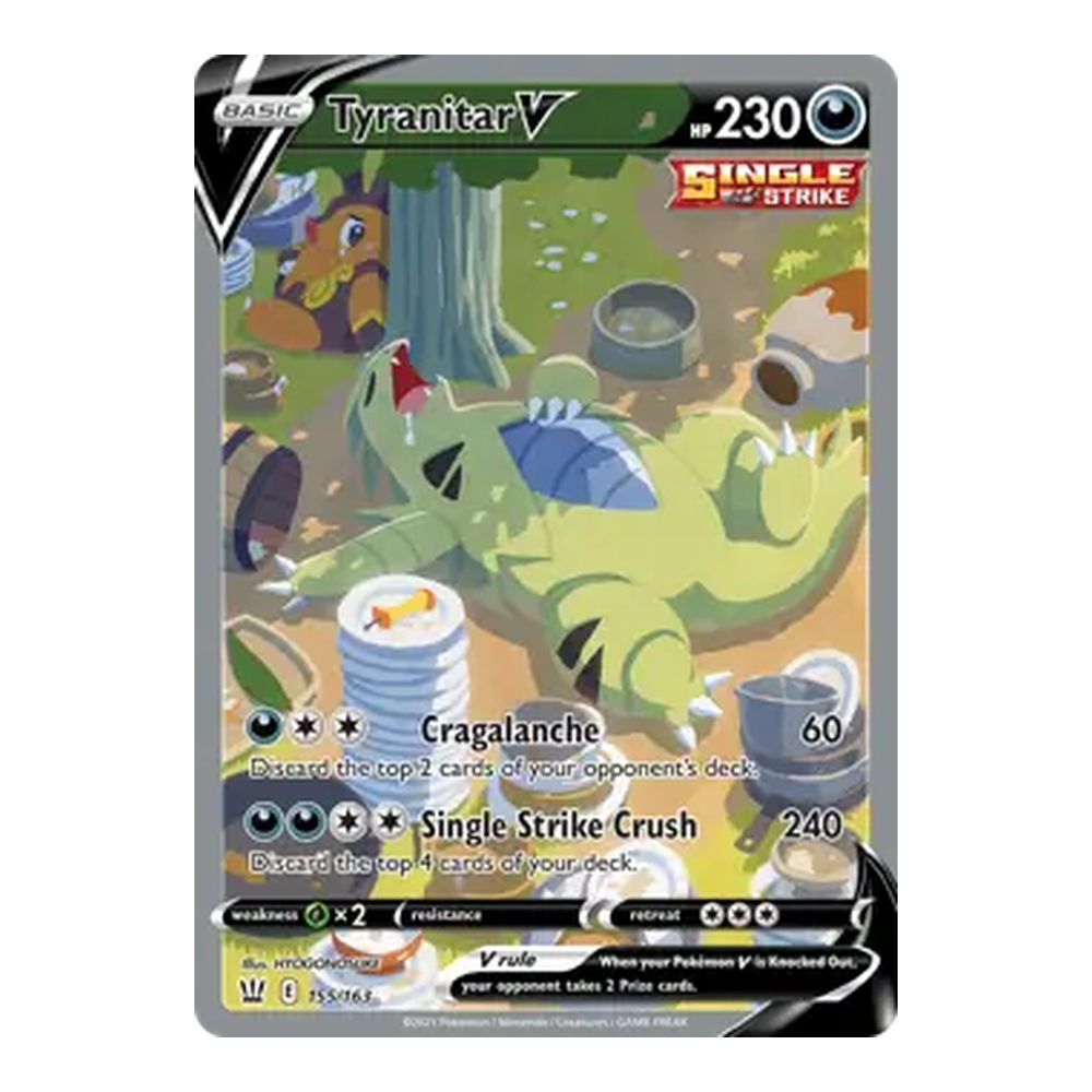 1 Tyranitar V Alternate Full Art