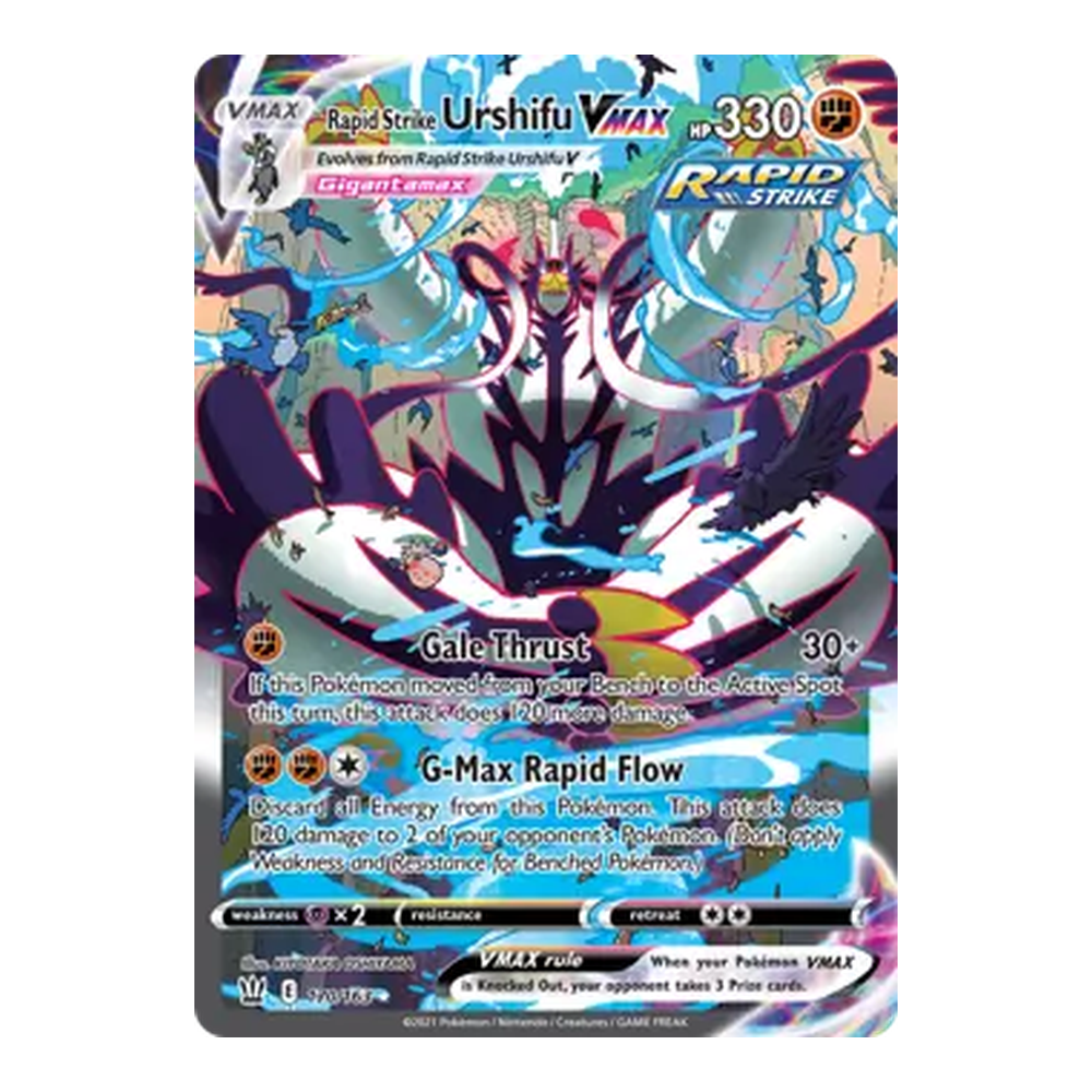 2 Rapid Strike Urshifu VMAX Alternate Art Secret