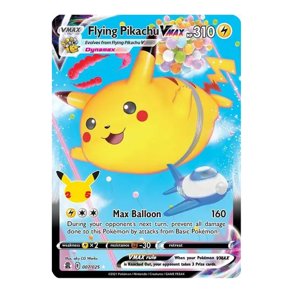 3 Flying Pikachu VMAX