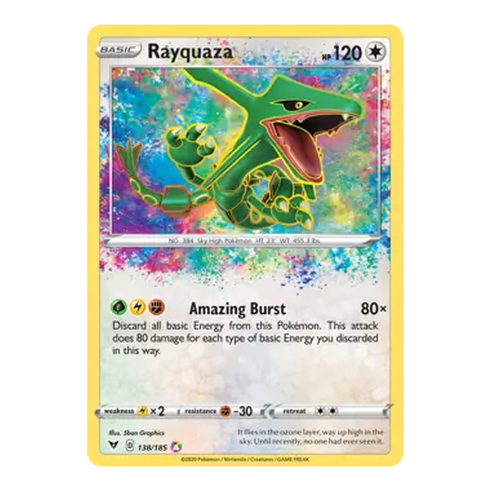 3 Rayquaza Amazing Rare