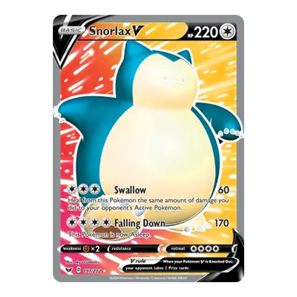4 Full Art Snorlax V