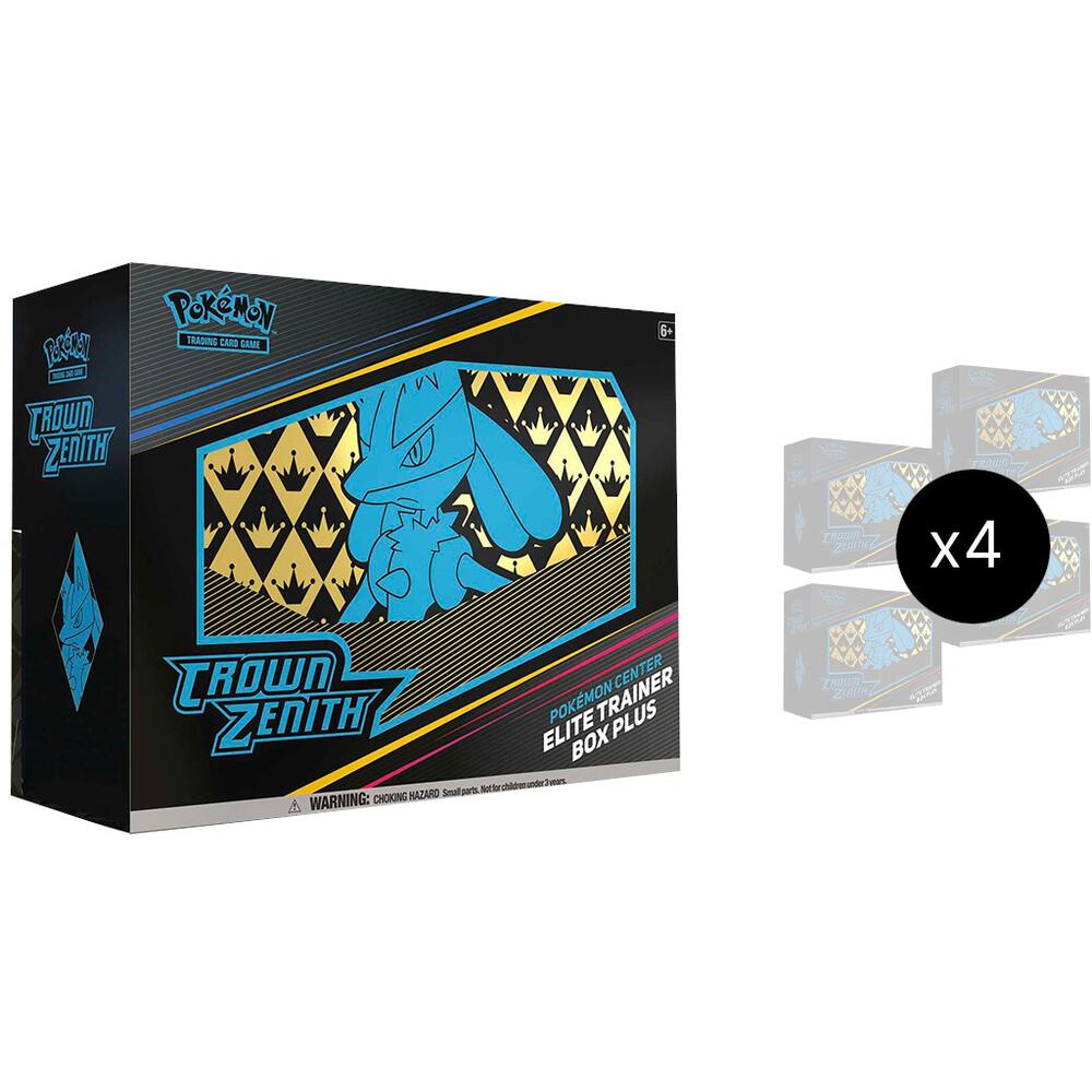 EN Crown Zenith (SWSH12.5) - Pokemon Center Elite Trainer Box Plus CASE