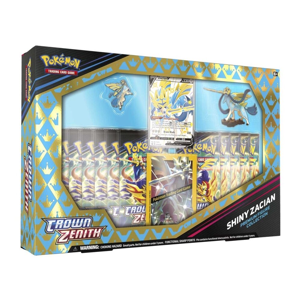 EN Crown Zenith (SWSH12.5) - Premium Figure Collection (Shiny Zacian)