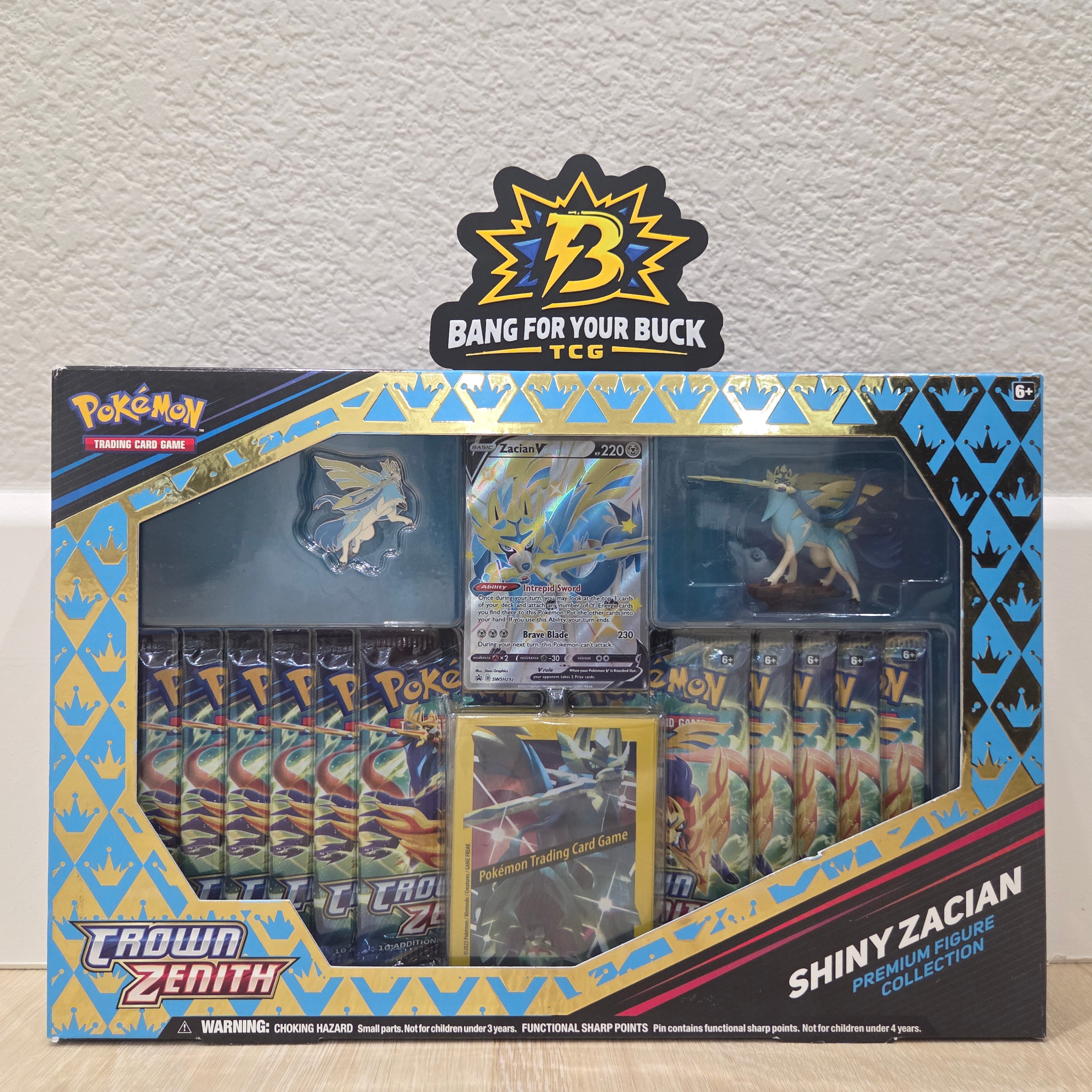 EN Crown Zenith (SWSH12.5) - Premium Figure Collection (Shiny Zacian)