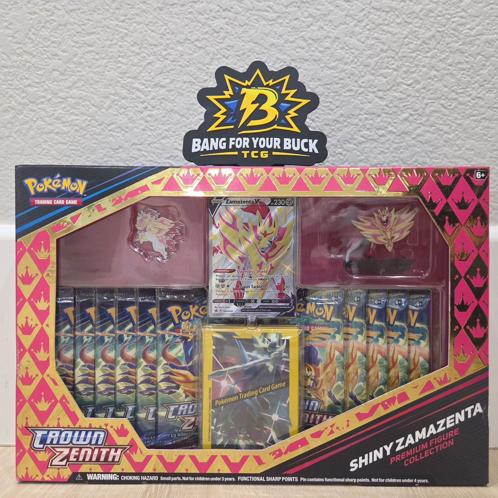 EN Crown Zenith (SWSH12.5) - Premium Figure Collection (Shiny Zamazenta)