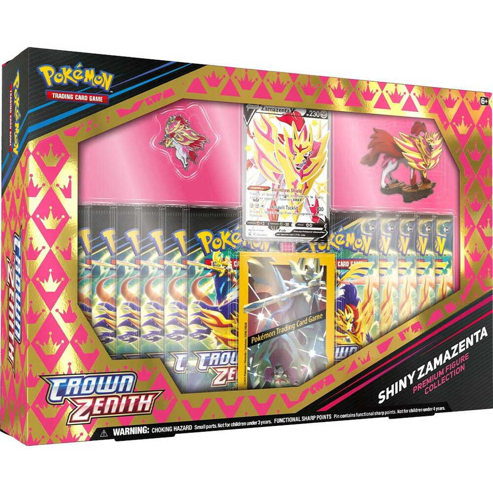 EN Crown Zenith (SWSH12.5) - Premium Figure Collection (Shiny Zamazenta)
