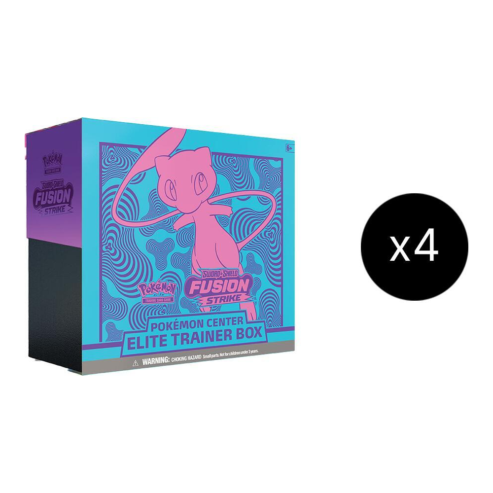 EN Fusion Strike (SWSH08) - Pokemon Center Elite Trainer Box CASE