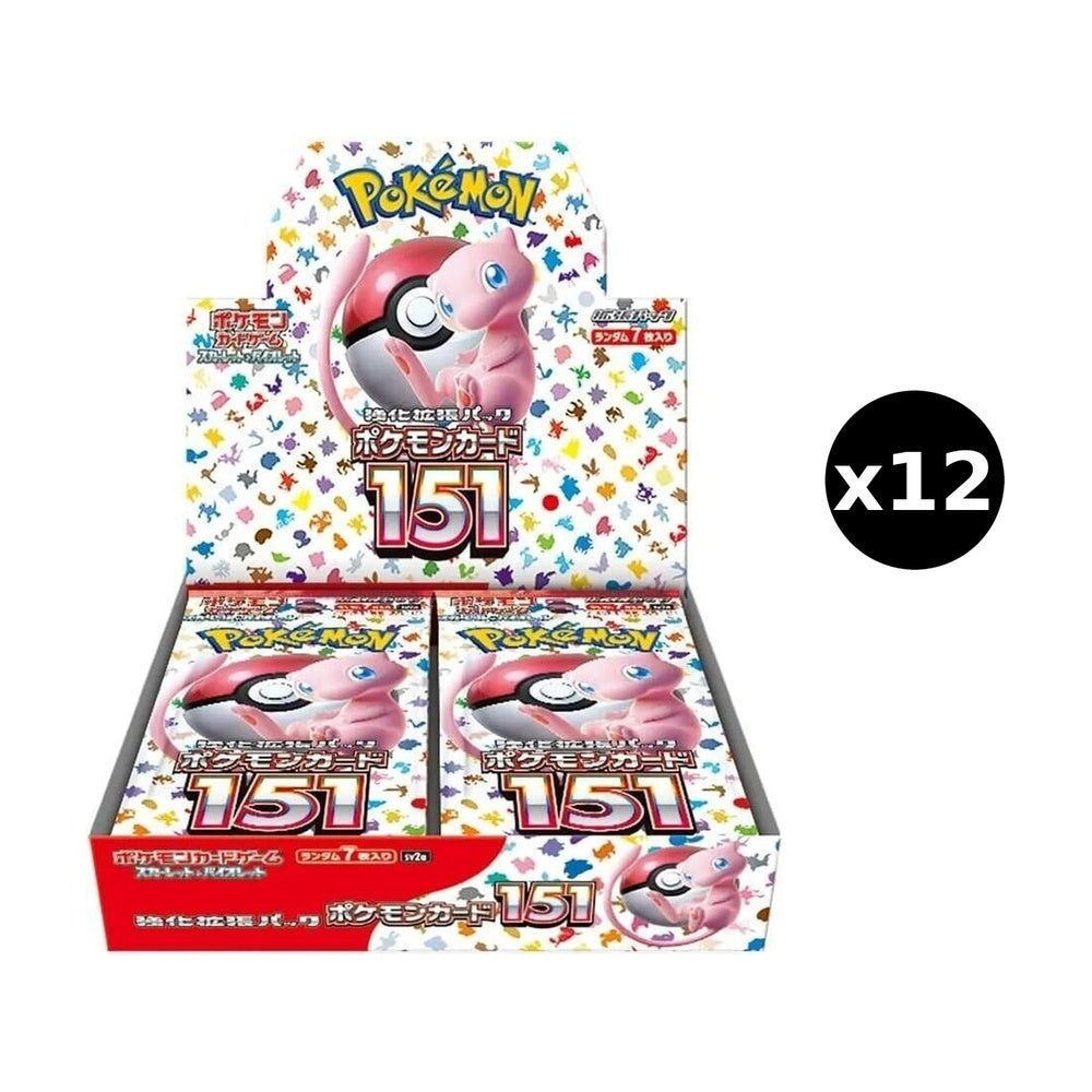 JP Pokemon Card 151 (SV2a) - Booster Box CASE