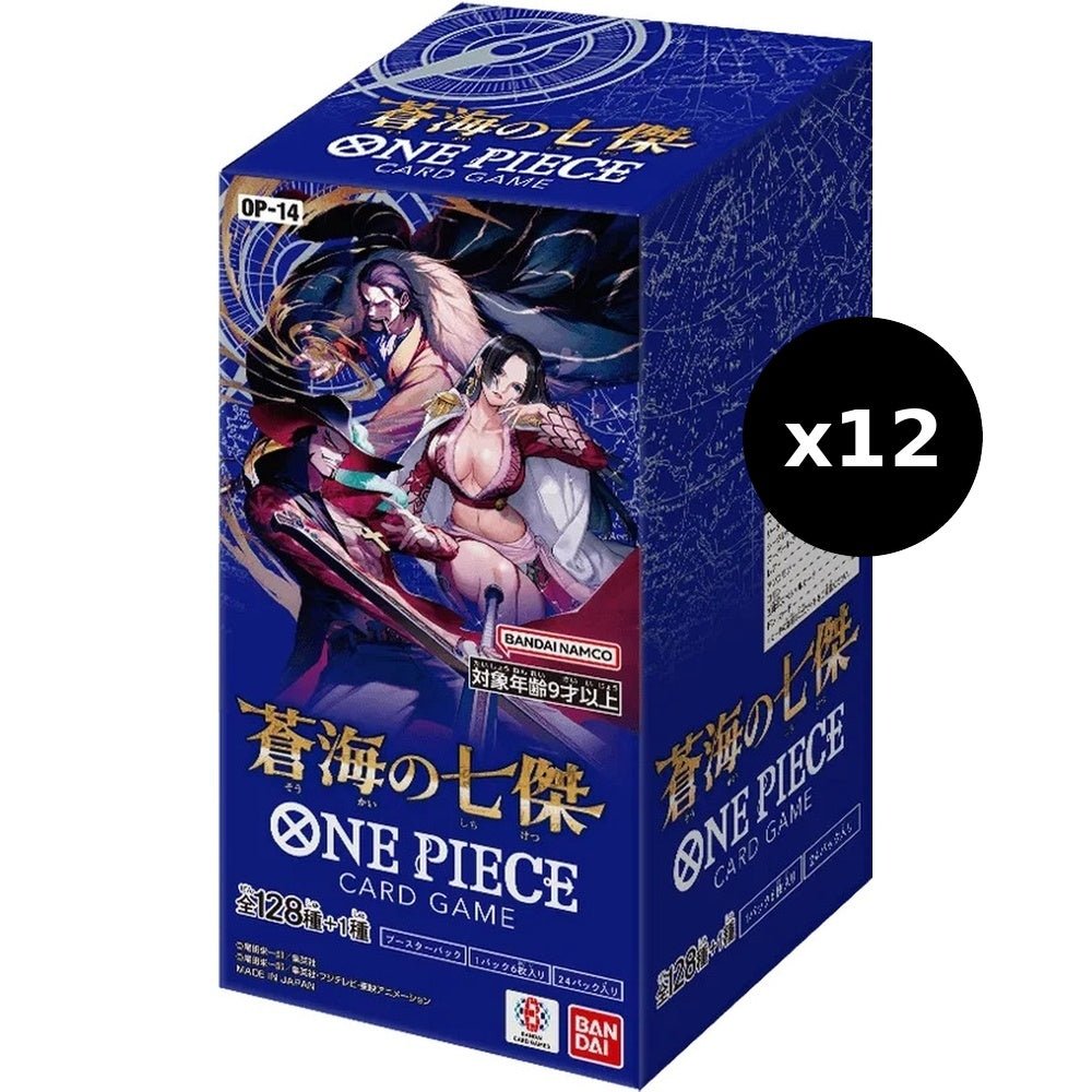 JP The Azure Sea's Seven (OP14) - Booster Box CASE