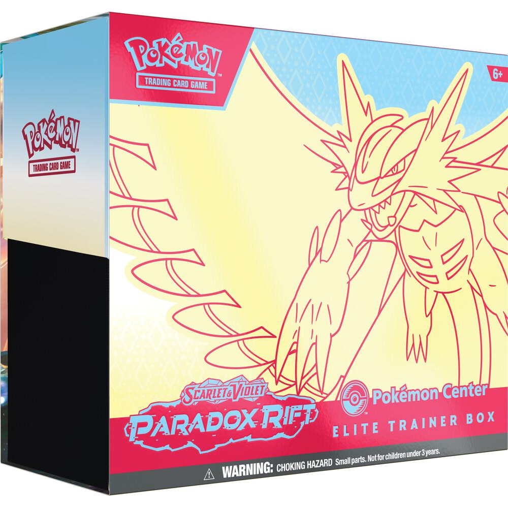 EN Paradox Rift (SV04) - Roaring Moon Pokemon Center Elite Trainer Box