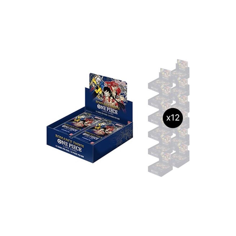 EN Romance Dawn (OP01) - Booster Box CASE (Wave 1 - Blue)