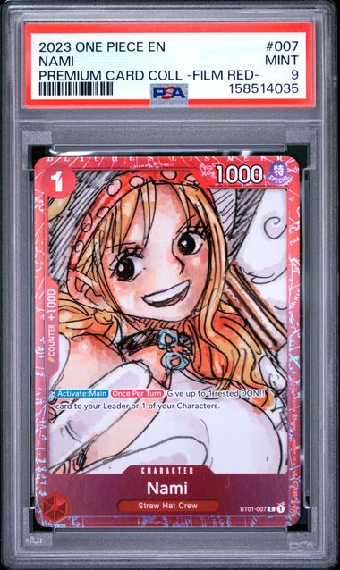 2023 ONE PIECE PREMIUM CARD COLLECTION -ONE PIECE FILM RED- #007 NAMI PSA 9